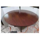 Vaneered Rd Table(good cond) 48"rd, 28 1/2"H