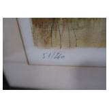 Signed&Numbered  Framed Print-31x20"