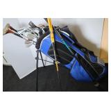 Titech Gold Bag(nice) w/New Adas Golf-3Hybrid,New