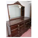 Antique Dresser w/Mirror   Dresser-60x21x25,