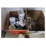 Glass Vases,Coffee Mugs, Oriental Figures