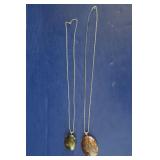 Genuine Stones&Silver Necklaces(Biggs Jasper,