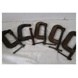 5 C-Clamps incl. Craftsman 5 C-Clamps incl. Craftsman
