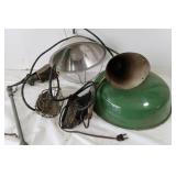 Work Lights &14" Porcelain Shade Work Lights &14" Porcelain Shade