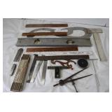 Misc Tool Lot-Rulers, Level,&more Misc Tool Lot-Rulers, Level,&more