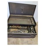 Vintage Craftsman Tool Box w/Contents(23x10x10") Vintage Craftsman Tool Box w/Contents(23x10x10")
