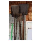 3 Long-handled Shovels