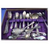 Approx 35 Pc Stainless Silverware Approx 35 Pc Stainless Silverware
