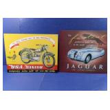 2 Metal Signs-Jaguar&BSA(15"x11 1/2") 2 Metal Signs-Jaguar&BSA(15"x11 1/2")