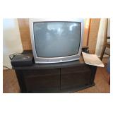 Entertainment Stand-35x20x14"H,19" Toshiba TV w/ Entertainment Stand-35x20x14"H,19" Toshiba TV w/