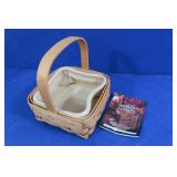 Longaberger Tarragon Booking Basket w/Liner Longaberger Tarragon Booking Basket w/Liner