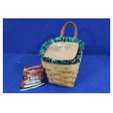 Longaberger Chive Basket w/Liner/Protector Longaberger Chive Basket w/Liner/Protector