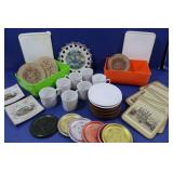 Misc Lot-Coasters,6 Mini Coffee Cups&more Misc Lot-Coasters,6 Mini Coffee Cups&more