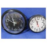 2 Wall Clocks(battery operated) 2 Wall Clocks(battery operated)