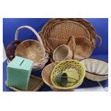 Misc Baskets-Lot Misc Baskets-Lot