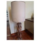 Tall Lamp w/Wood Base-46