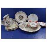 Assorted Patterned Dishes-Edwin Knowles&more