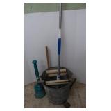 Wringer Mop Bucket, Mop&Plunger