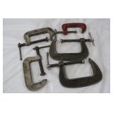 Various Size C-Clamps Various Size C-Clamps