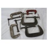 Various Size C-Clamps