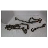 3 Chains-18"L,1 Hook, 4 3 Chains-18"L,1 Hook, 4