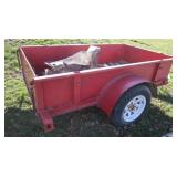 Utility Trailer-50"x85"x17"Bed  135"L Overall