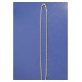 14K Yellow Gold Rope 18" Chain 9.7g