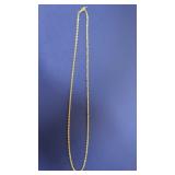 14K Yellow Gold 18" Rope Chain 6.7g
