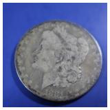 1881 Morgan Silver Dollar