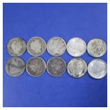 4-1946 Roosevelt Dimes,2 Mercury Dimes(1919,1943)&
