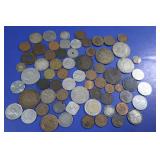 Lg Lot of Foreign Coins