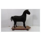 Antique Horse Pull Toy-17x5x17"