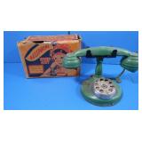 Vintage Bell Phone Toy Telephone in Orig Box