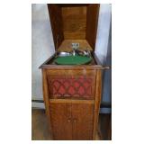 Antique Consoladated EE Talking Machine-18x21"x44"