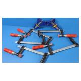 5 Bessy 6" Clamps&Irwin Corner Clamp