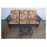 Porch Glider w/Cushions&Ottoman