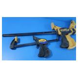2 Quick Grip Clamps(1-20", 1-12")