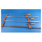 3 Jorgensen 28" Clamps