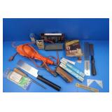 Trouble Light, Sharpening Stone, Drill Bits&Saw