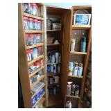 Contents of Left Side of Cabinet