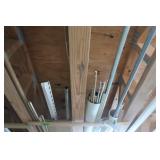 Dial Rods, Misc Wood&more(in rafters)
