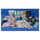 Vintage Cards(flags-birds),Stkckers&more