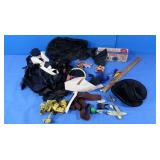 Deluxe Poker Chips, Hat Pins, Pcs of Material&more