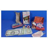 Vintage Flash Cards,Esso Dollars,Contact Game&more