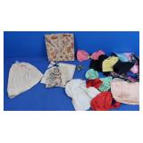 Vintage Baby Hat, Bows&Material