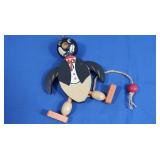 Vintage Wooden Penguin Doll