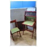 Vintage Chinese Checker Board&Vntg Child