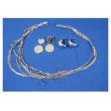 Sterling Silver Lot-45.6gr