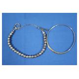 2 Sterling Silver Bracelets-25.2gr