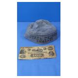 Denim State Prison Hat,Replica State of Mississipp